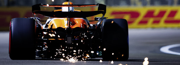 Formel 1-Auto bei einem Grand Prix