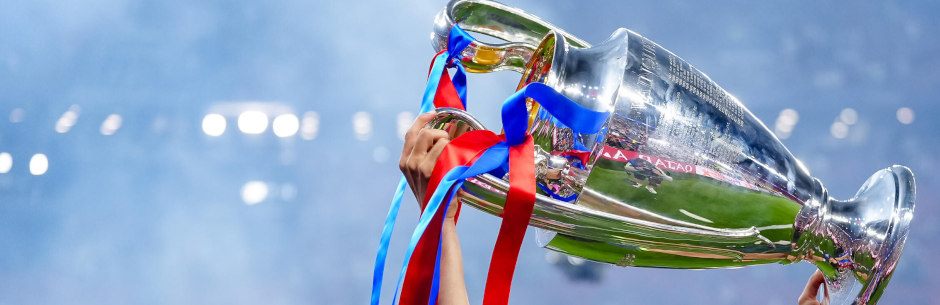 The UEFA Champions League trophy