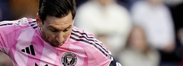 Inter Miami soccer star Lionel Messi in action in Major League Soccer