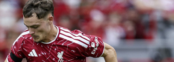 Liverpool Fussbalstar Florian Wirtz im Einsatz in der Premier League